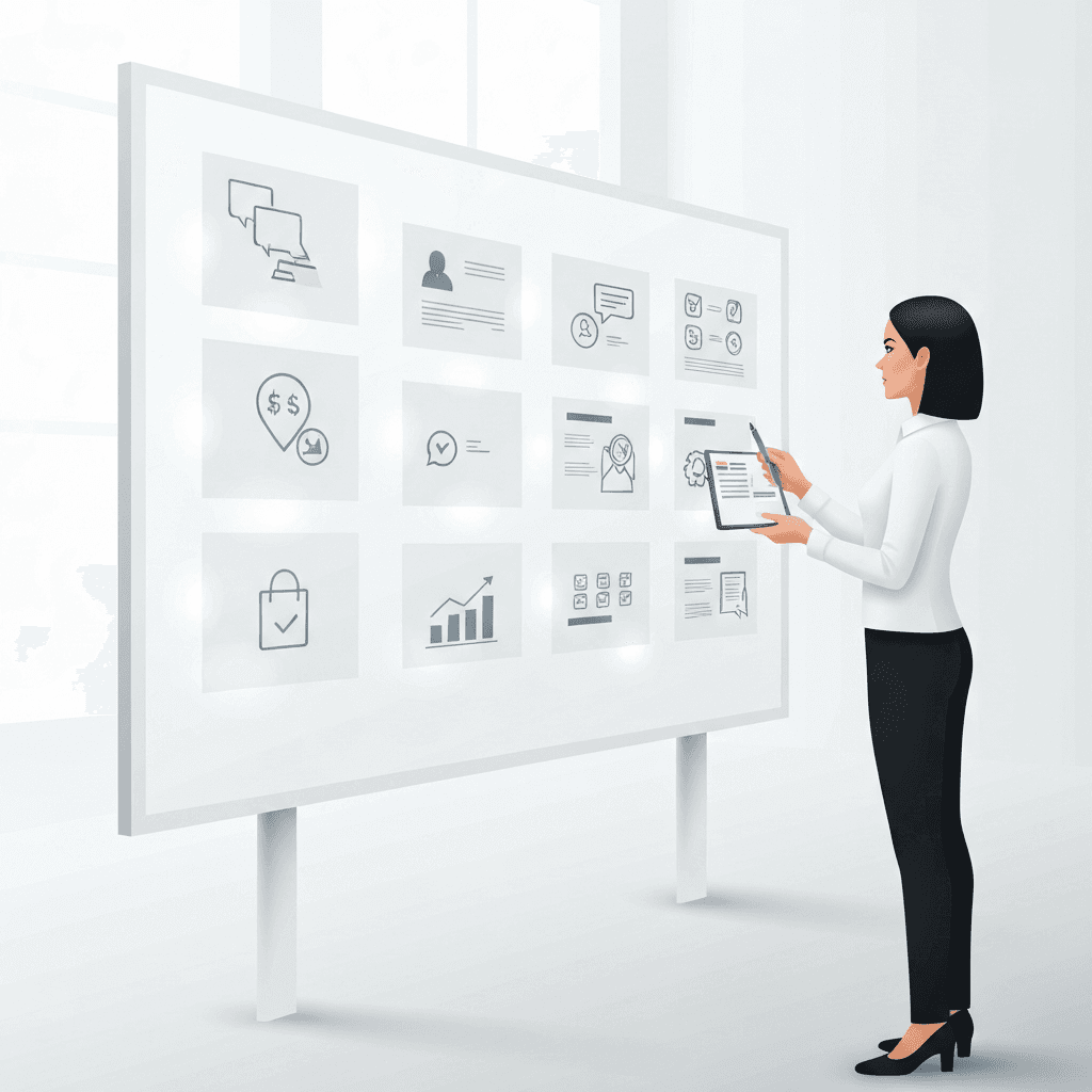 Dedicated manager organizing tasks